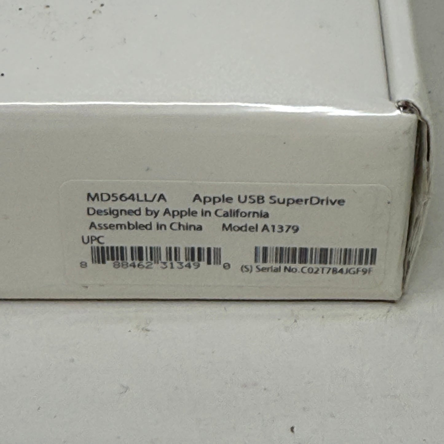New Apple USB SuperDrive External CD MD564LL/A