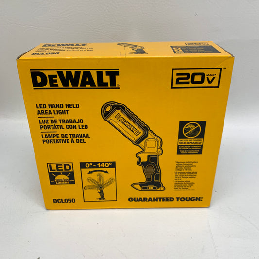 New DeWalt DCL050 Cordless 20V MAX LED Work Light Handheld Jobsite