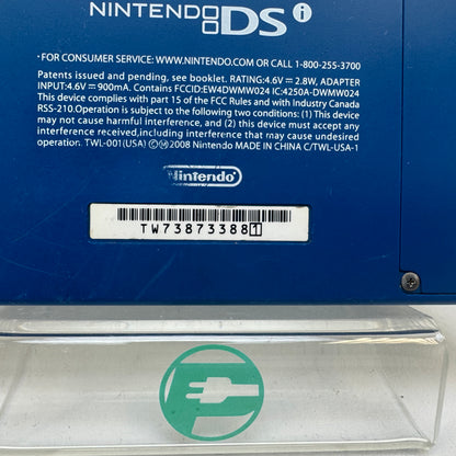 Nintendo DSi Handheld Game Console Only TWL-001 Aqua Blue