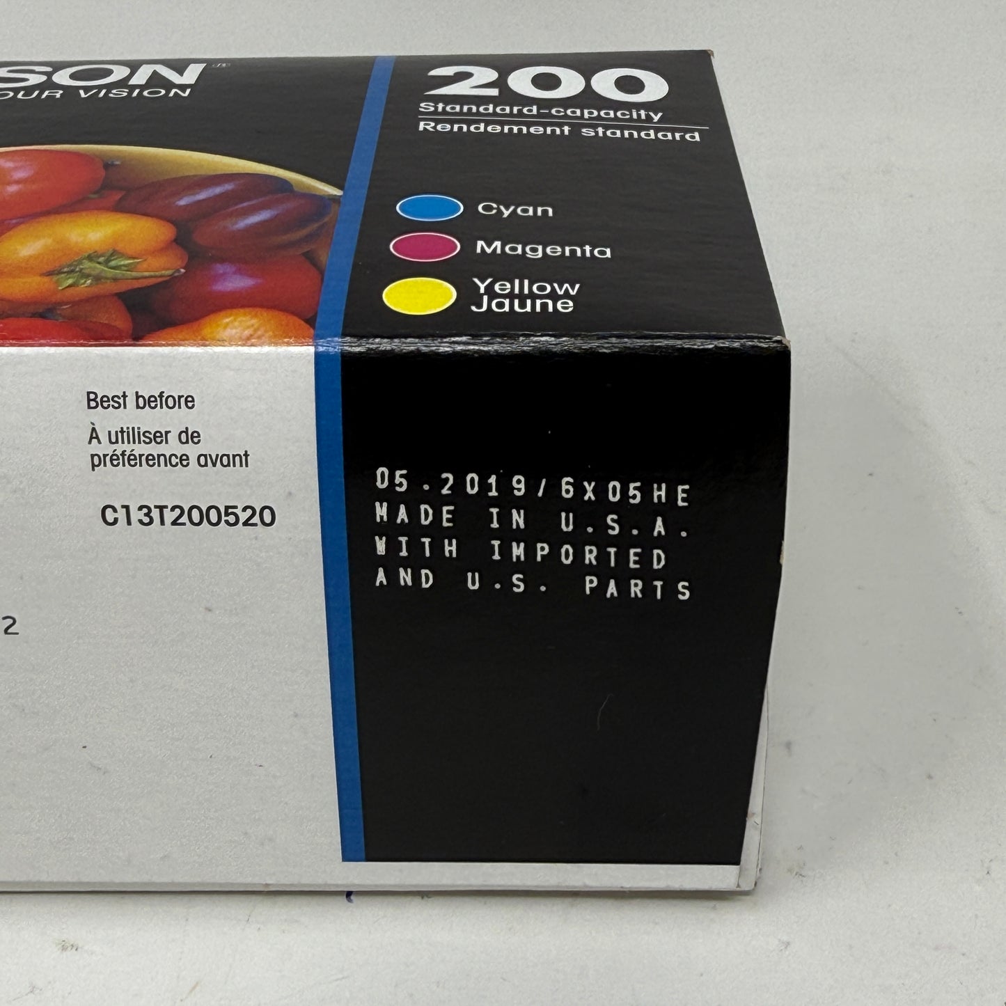 New Epson 200  C13T200520 Multicolor Ink Cartridge