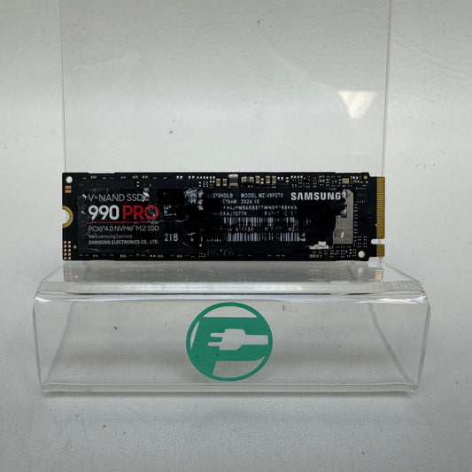 Samsung M.2 2280 990 Pro 2TB PCIe Gen 4.0 x4 SSD MZ-V9P2T0