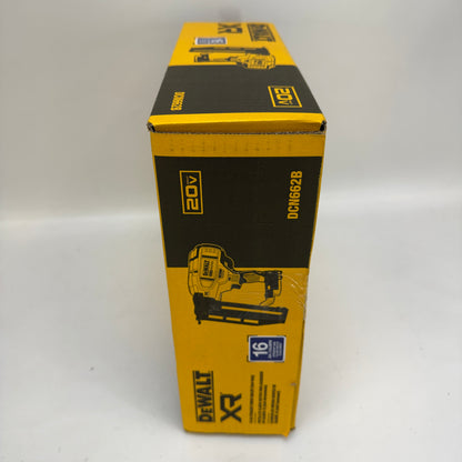 New DeWalt DCN662B 20V MAX XR 16 Gauge Cordless Straight Finish Nailer
