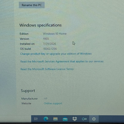 HP Laptop NSS3TPLD 15.6" i5-7200U 2.5GHz 8GB RAM 1TB HDD