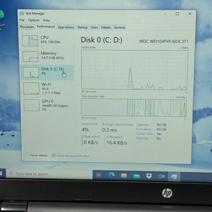 HP Laptop NSS3TPLD 15.6" i5-7200U 2.5GHz 8GB RAM 1TB HDD