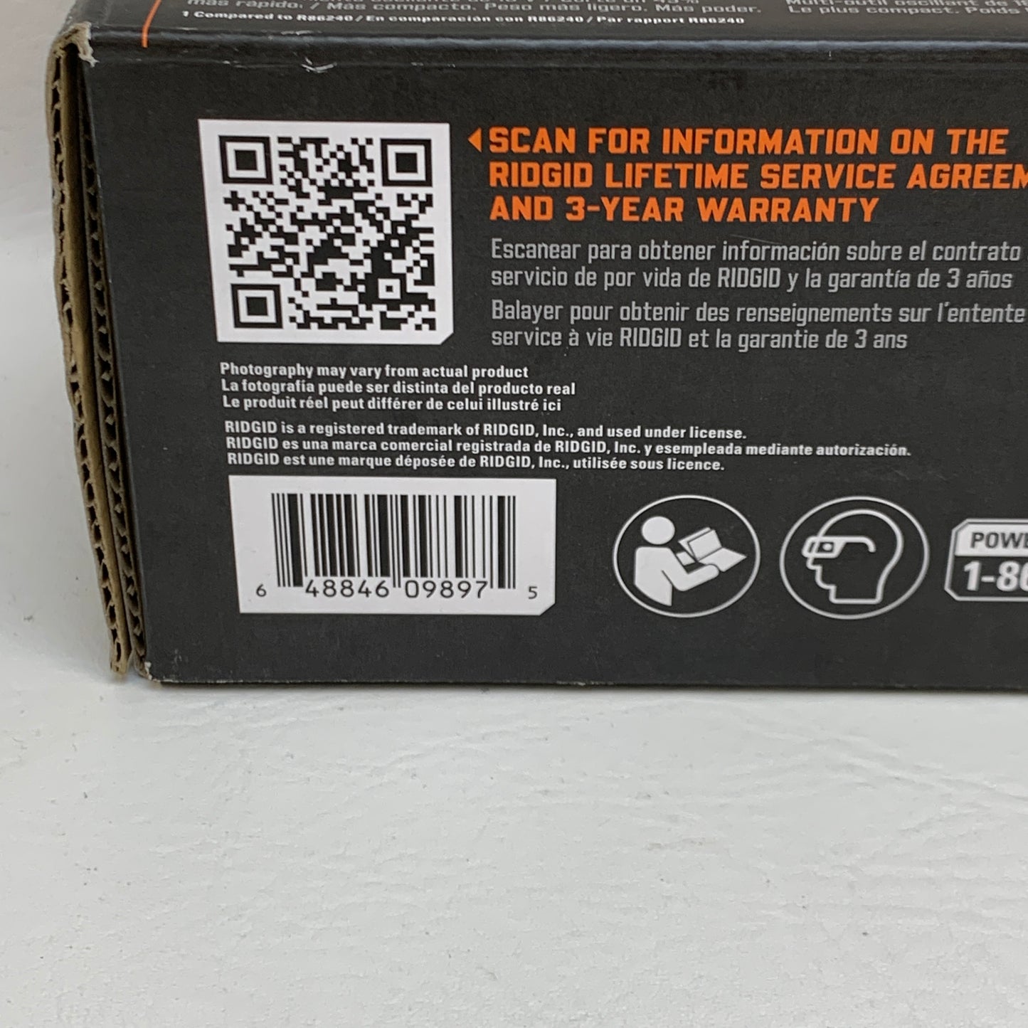 New Ridgid RNKSMT01B 18V Cordless Multi Tool