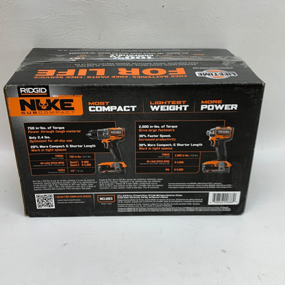 New Ridgid RNKSCK201 18V 2-Tool Combo Kit