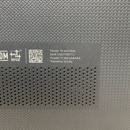 HP Laptop NSS3TPLD 15.6" i5-7200U 2.5GHz 8GB RAM 1TB HDD