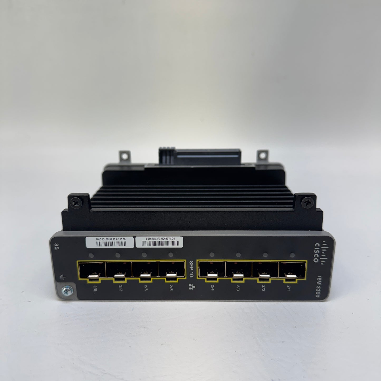 Cisco Catalyst IE3300 Rugged Series 8-Port Expansion Module IEM-3300-8S=