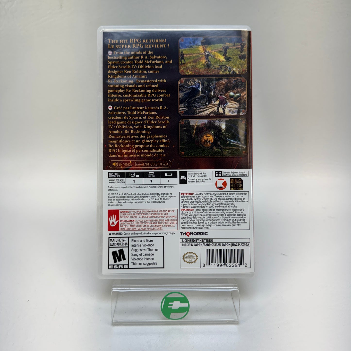 Kingdoms of Amalur: Re-Reckoning (Nintendo Switch, 2021)