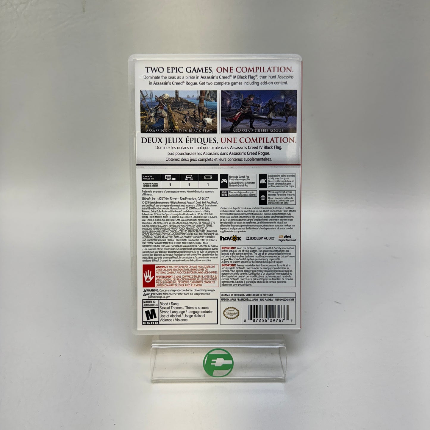 Assassin's Creed: The Rebel Collection (Nintendo Switch, 2019)