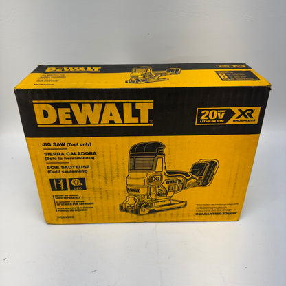 New DeWalt DCS335B 20V MAX XR Brushless Barrel Grip Jig Saw