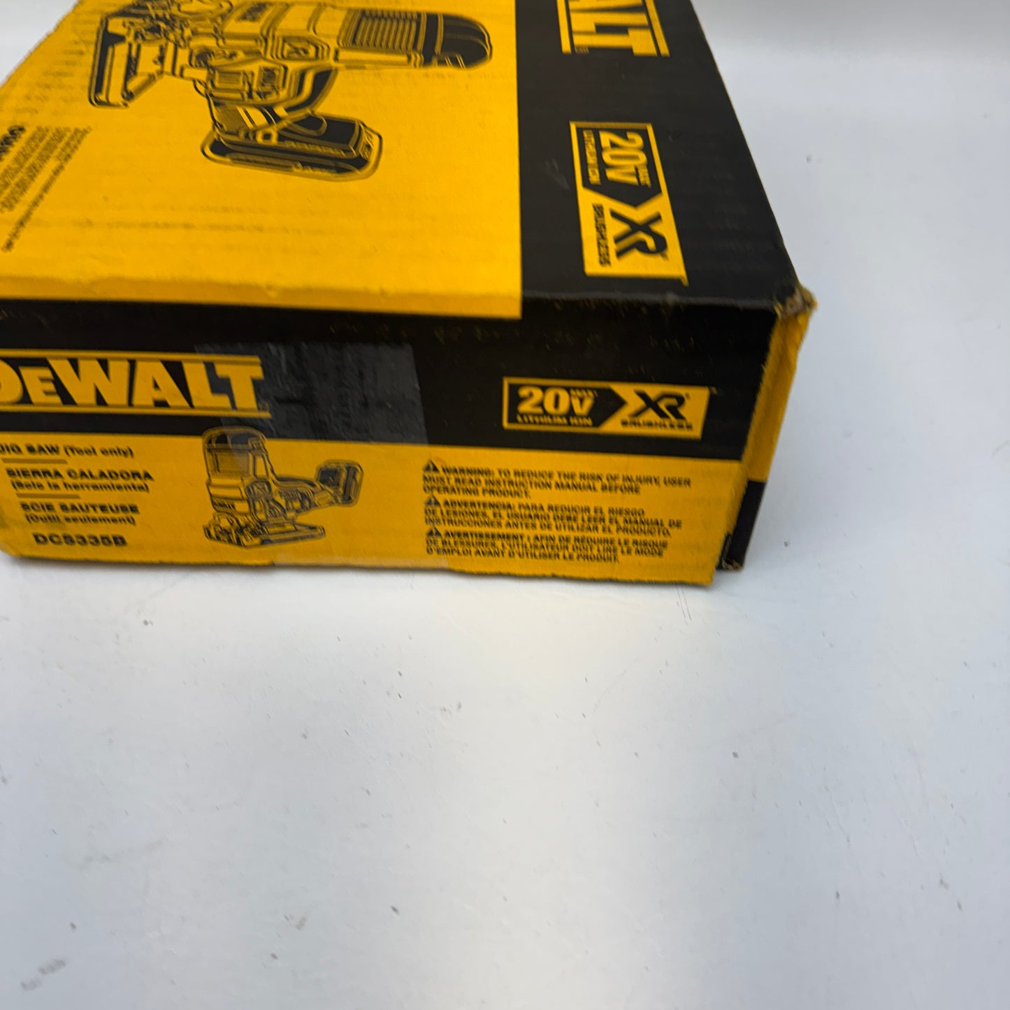 New DeWalt DCS335B 20V MAX XR Brushless Barrel Grip Jig Saw
