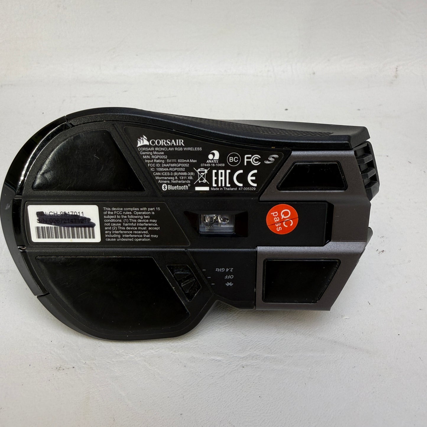 Corsair RGP0052 Ironclaw RGB Wireless Gaming Mouse RGP0052