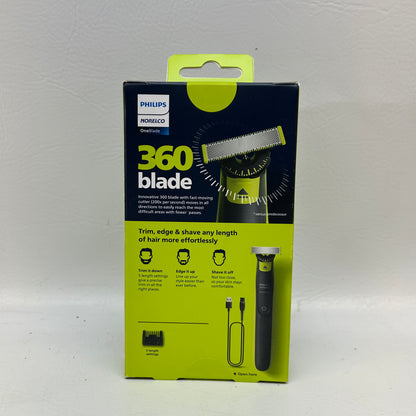 New Philips Norelco OneBlade 360 QP2724/70 Face Hybrid Electric Trimmer Shaver