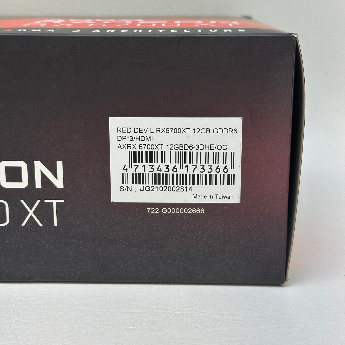 PowerColor Radeon RX 6700 XT RED DEVIL 12GB GDDR6 Graphics Card