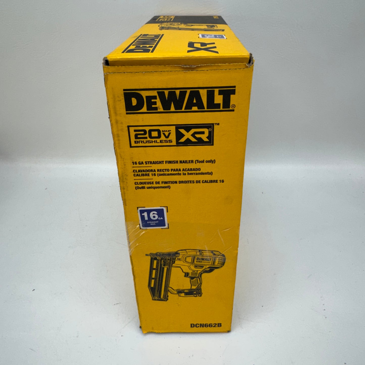New DeWalt DCN662B 20V MAX Cordless Straight Finish Nailer
