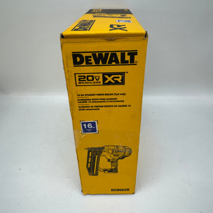 New DeWalt DCN662B 20V MAX Cordless Straight Finish Nailer