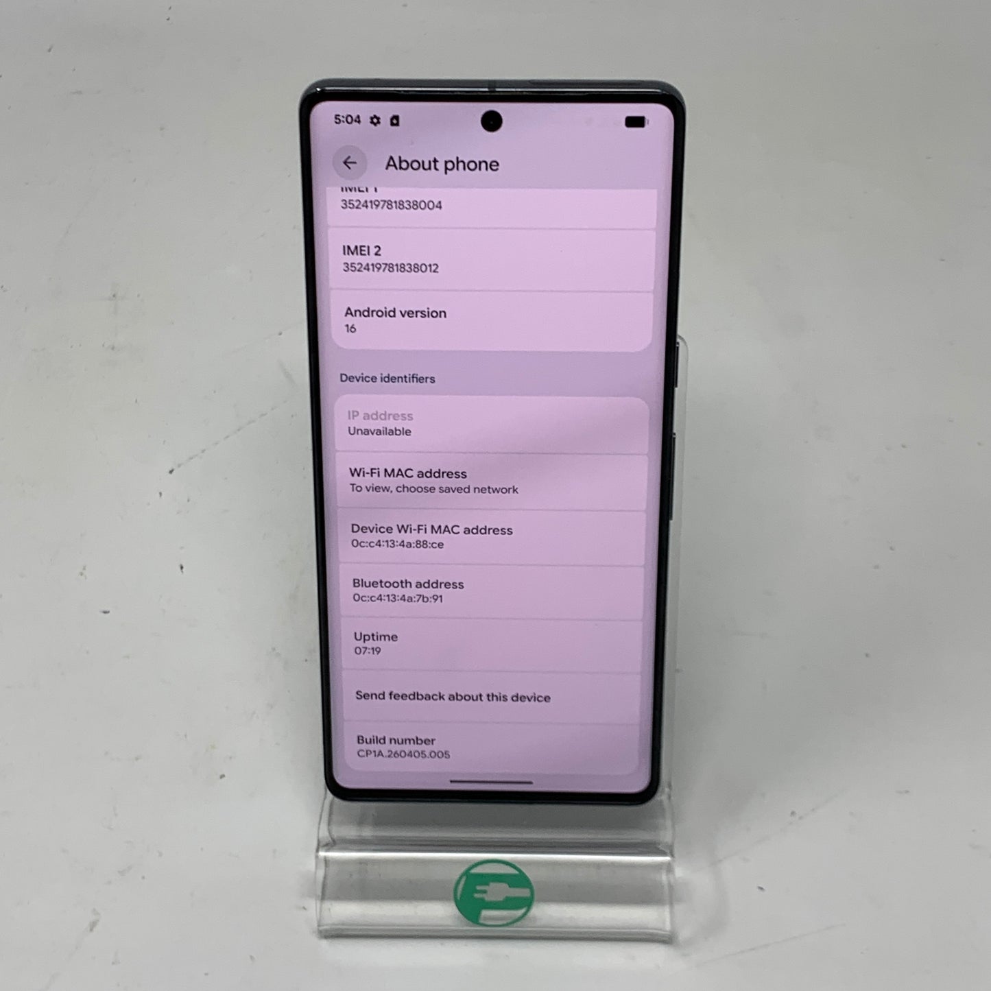Verizon Google Pixel 7 Pro 128GB Obsidian  GA03414-US