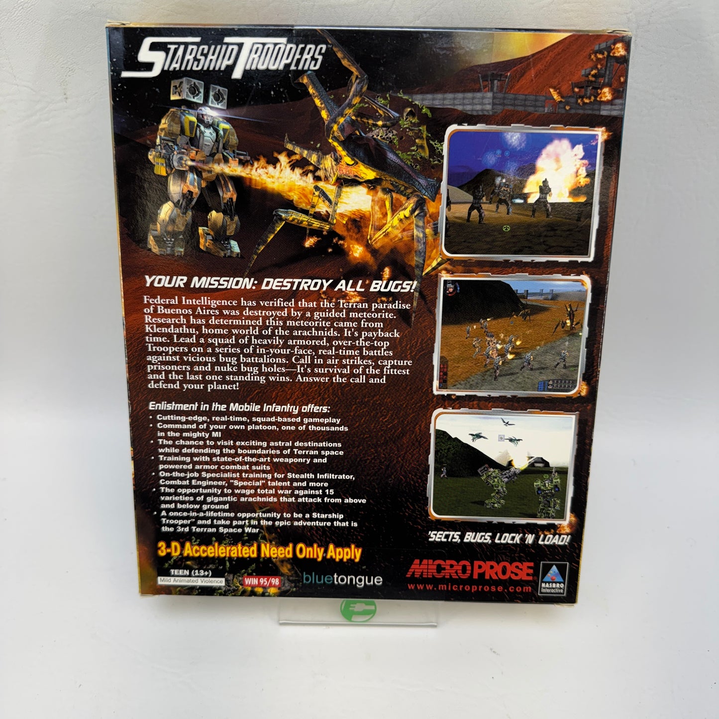 New Starship Troopers PC Game Micro ProseOpens