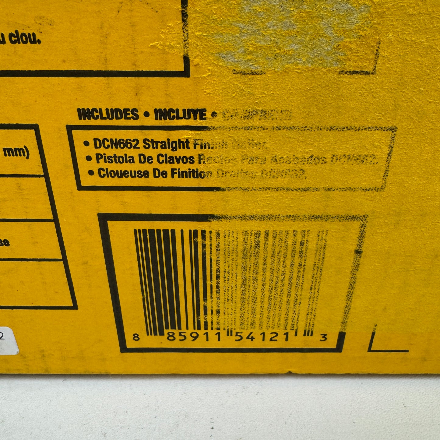 New DeWALT DCN662B 20V MAX XR 16-Gauge Cordless Straight Finish Nailer