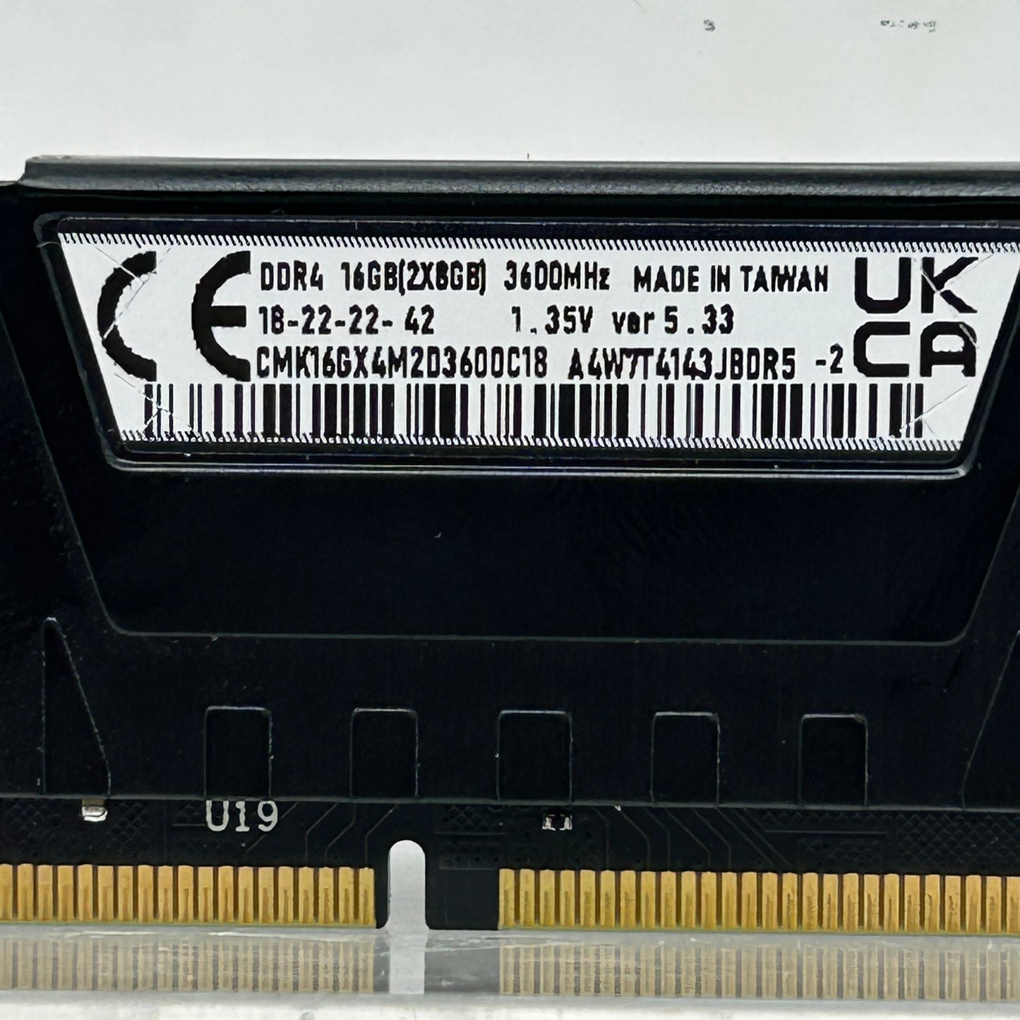 Corsair Vengeance LPX 8GB (1x8GB) RAM DDR4 3600MHz CMK16GX4M2D3600C18