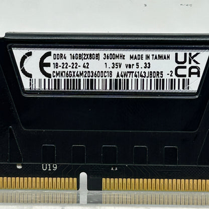 Corsair Vengeance LPX 8GB (1x8GB) RAM DDR4 3600MHz CMK16GX4M2D3600C18