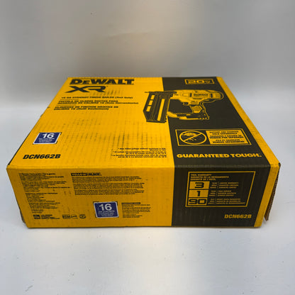 New DeWALT DCN662B 20V MAX XR 16-Gauge Cordless Straight Finish Nailer