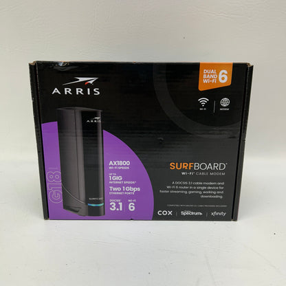 New ARRIS SURFBOARD G18 DOCSIS 3.1 Cable Modem & Wi-Fi 6 Router AX1800