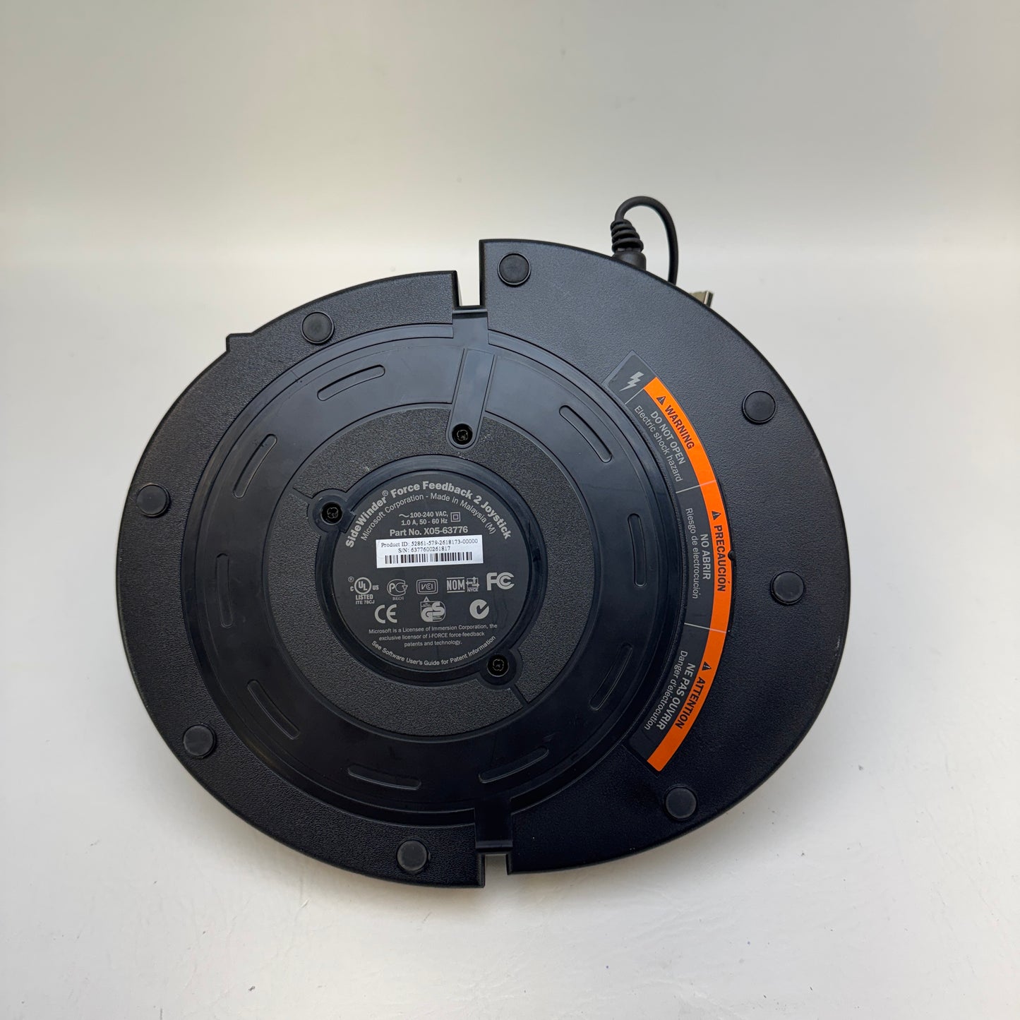 Microsoft Force Feedback 2 Joystick Black X05-63776
