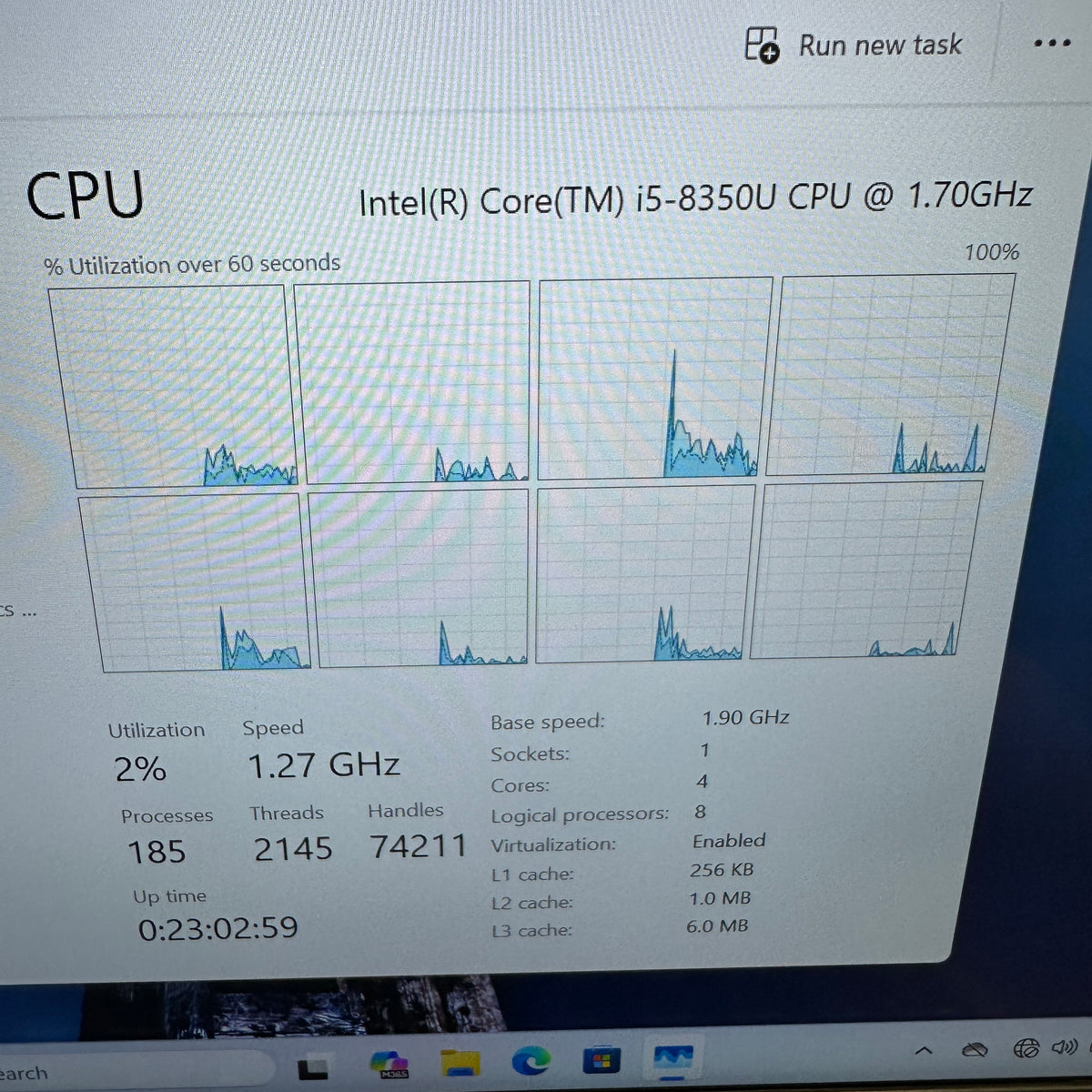 Dell Latitude 7490 14" i5-8350U 1.9GHz 16GB RAM 256GB SSD