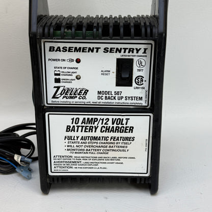 Zoeller Basement Sentry I Model 507 10 Amp-12V Battery Charger