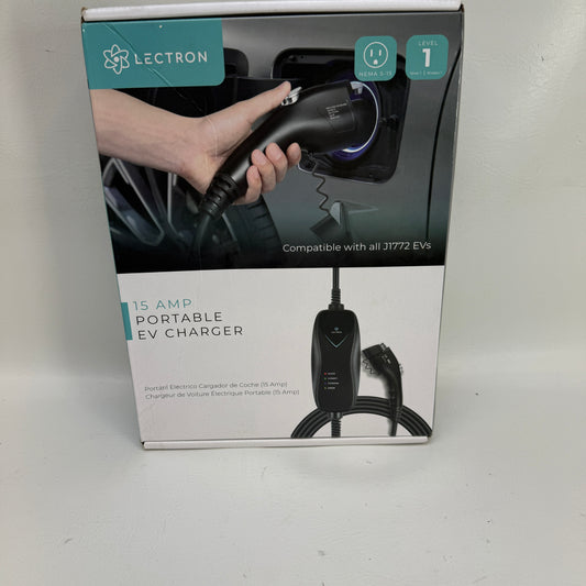Lectron Portable Level 1 EV Charger 120V 15 Amp NEMA 5-15