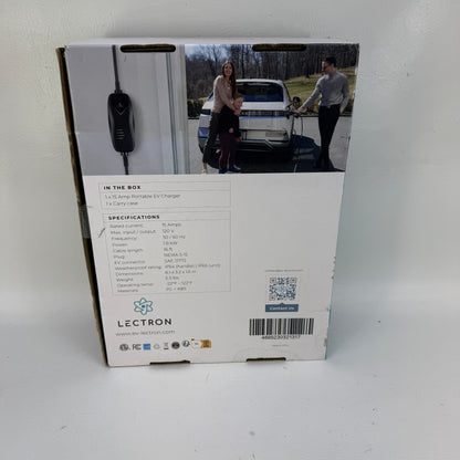 Lectron Portable Level 1 EV Charger 120V 15 Amp NEMA 5-15