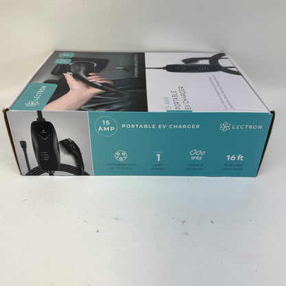 Lectron Portable Level 1 EV Charger 120V 15 Amp NEMA 5-15