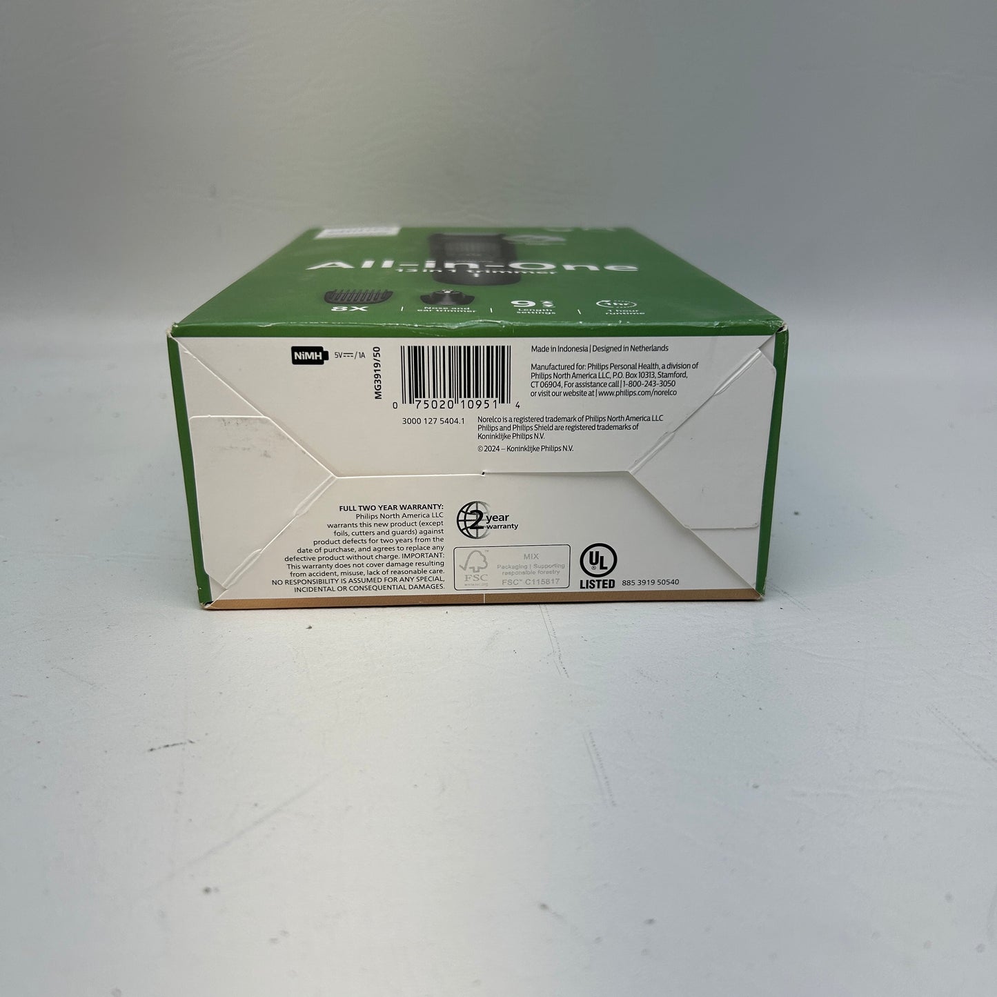 New Philips 3000 All-in-One Trimmer MG3919/50