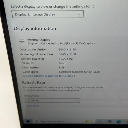 HP Spectre 15T-EB100 15.6" i7-1165G7 2.8GHz 16GB RAM 256GB SSD