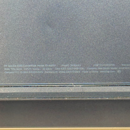 HP Spectre 15T-EB100 15.6" i7-1165G7 2.8GHz 16GB RAM 256GB SSD