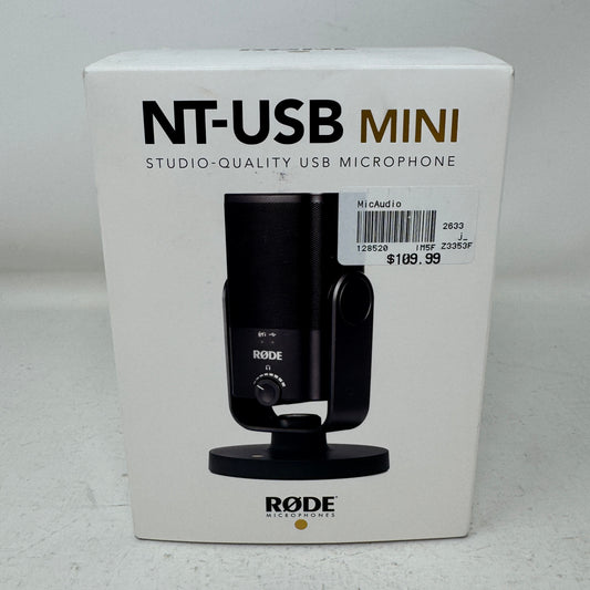New Rode NT-USB Mini Studio-Quality USB Microphone