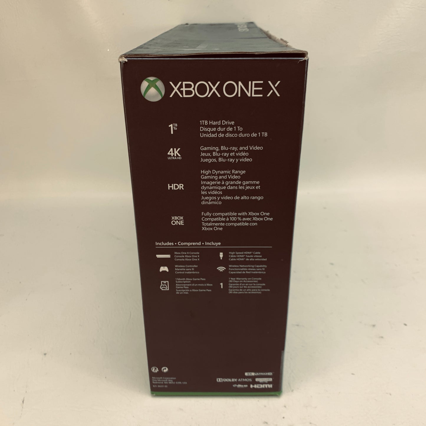 Microsoft Xbox One X 1TB Console Gaming System Black 1787