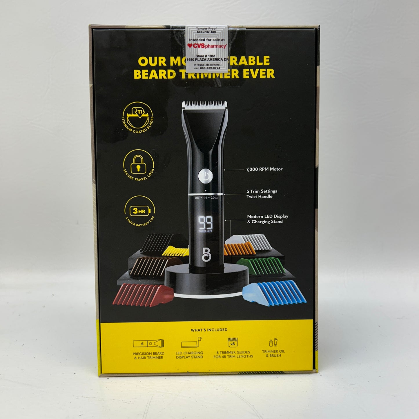 New Beard Club Precision Beard Trimmer PT45 Cordless Grooming Kit 89535637