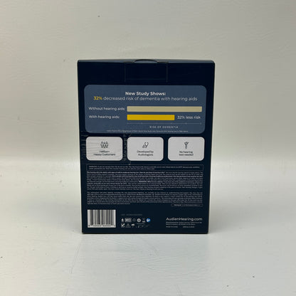 New Audien Hearing Atom One OTC Hearing Aids  AT1RB004