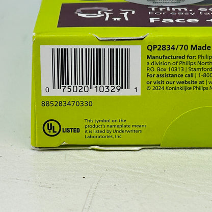 New Philips Norelco OneBlade 360 Face Body Electric Trimmer QP2834/70