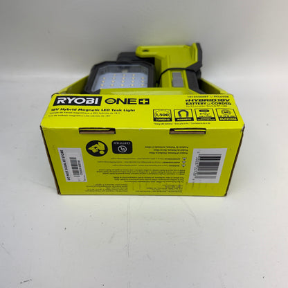 New Ryobi ONE+ 18V Hybrid Cordless LED Magnetic Task Light PCL635B 1500 Lumens