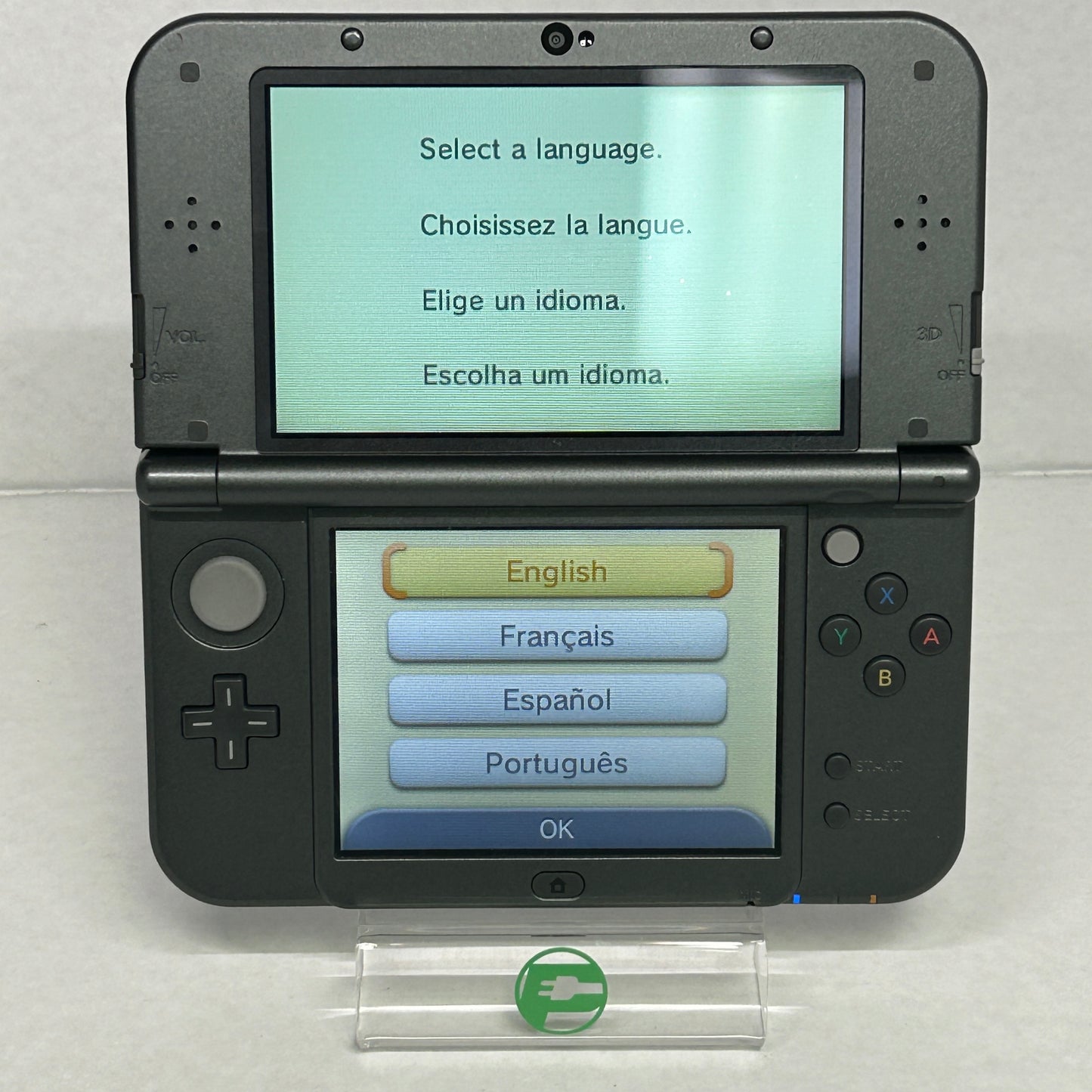 Nintendo 3DS XL Handheld Game Console RED-001 Black