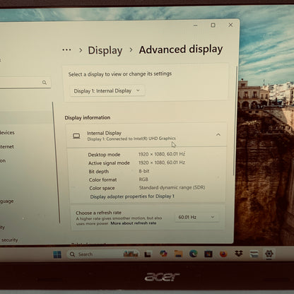 Acer Aspire 5 A515-55 15.6" i5-1035G1 1.0GHz 8GB RAM 256GB SSD