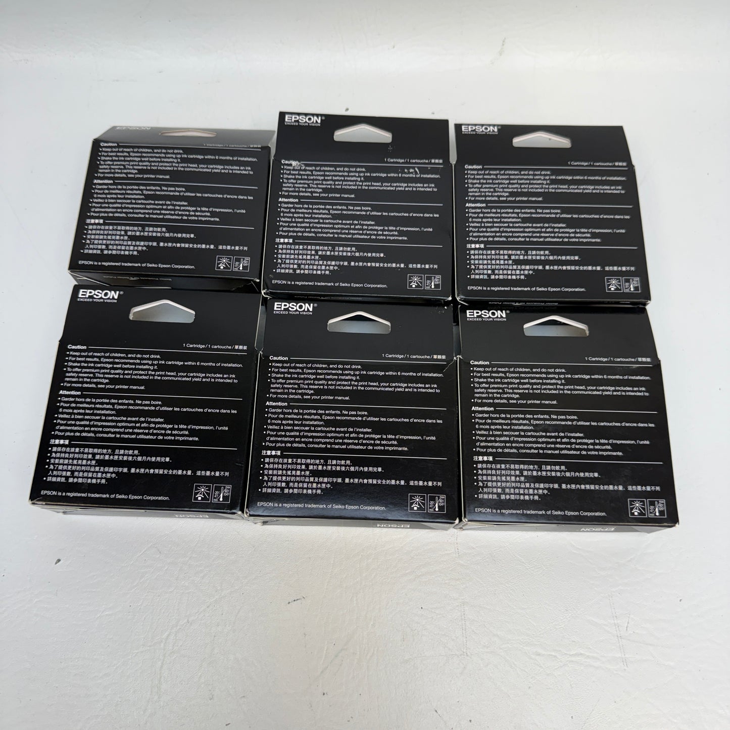 New Lot of 6 Epson SC-P770 Ink Set Violet, Light Magenta, Magenta, Yellow, Cyan, Light Cyan&nbsp;