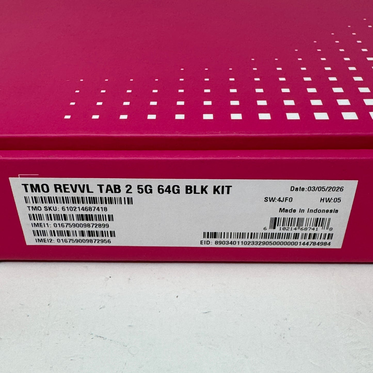 T-Mobile T-Mobile Revvl Tablet 2 5G 64GB Black