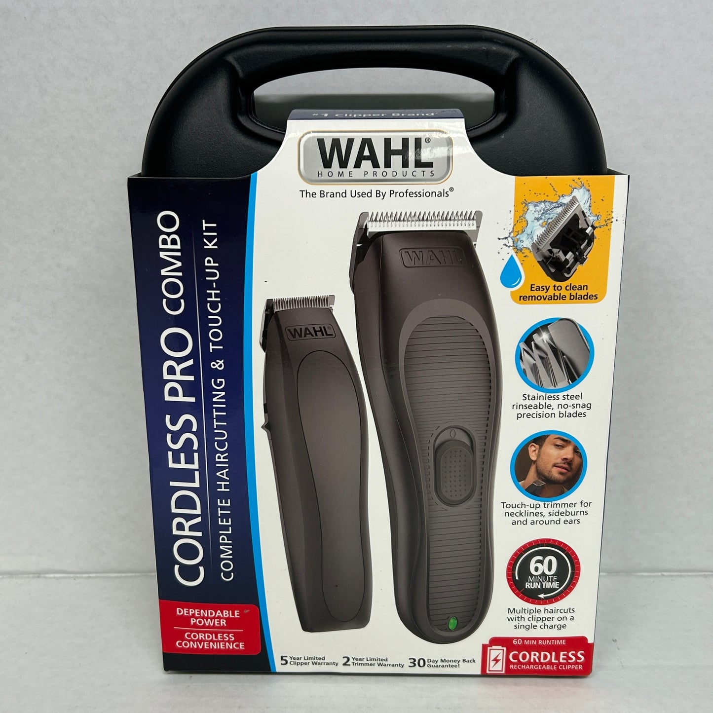New Wahl Cordless Pro Hair Clipper & Trimmer Combo Kit 3028040
