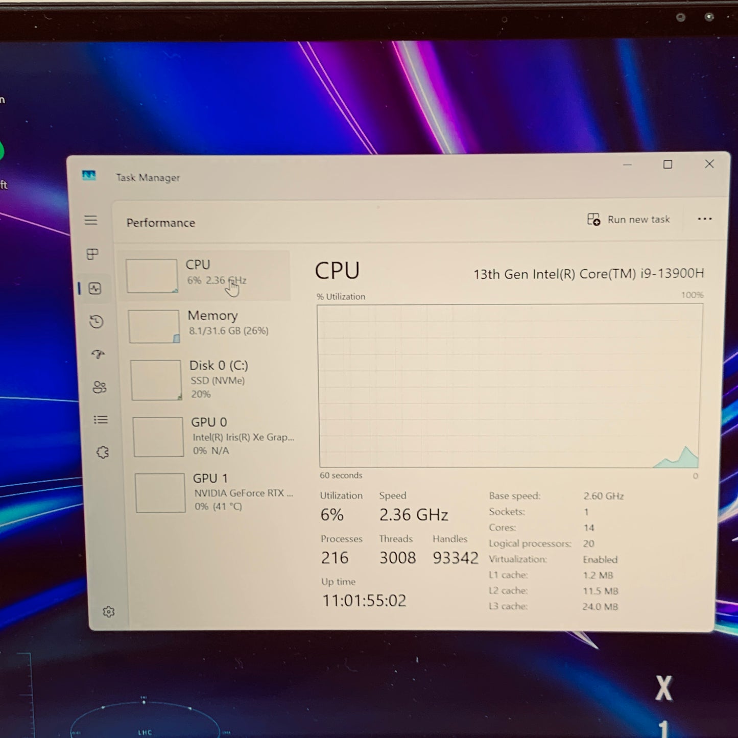 Asus ROG Flow X16 GV601V 16" i9-13900H 2.6GHz 32GB RAM 1TB SSD GeForce RTX 4060