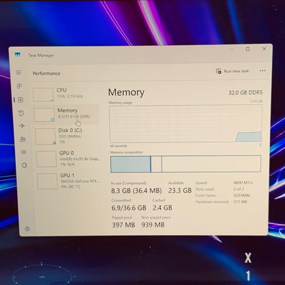 Asus ROG Flow X16 GV601V 16" i9-13900H 2.6GHz 32GB RAM 1TB SSD GeForce RTX 4060